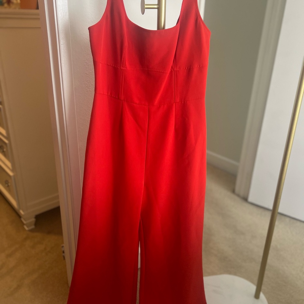 Gianni Bini Vibrant Red Jumpsuit